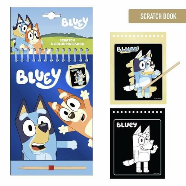 Brevpapper Set Bluey Blå