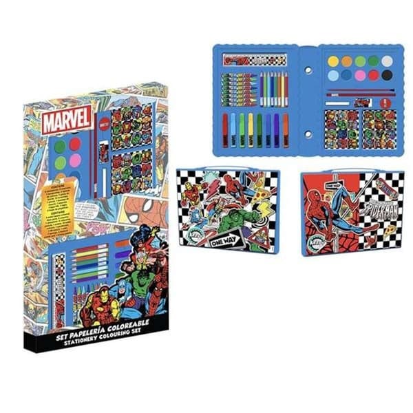 Brevpapper Set The Avengers Röd