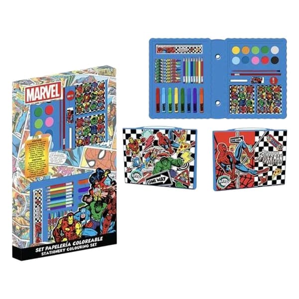 Brevpapper Set The Avengers Röd