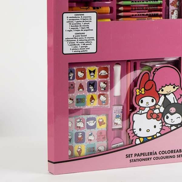 Brevpapper Set Hello Kitty Vit