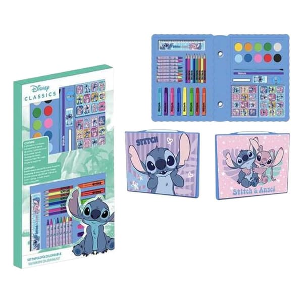 Stationært sæt Stitch Blå
