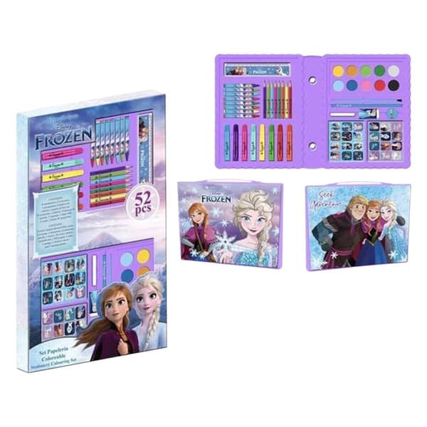 Brevpapper Set Frozen Lila
