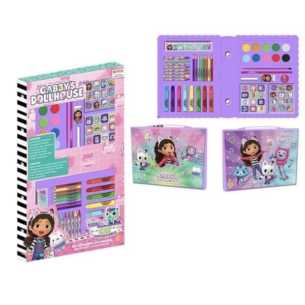 Brevpapper Set Gabby's Dollhouse Purpur