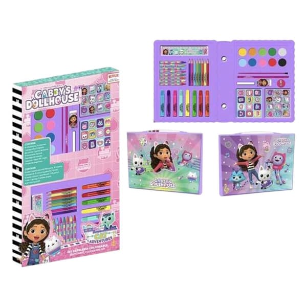 Brevpapper Set Gabby's Dollhouse Purpur