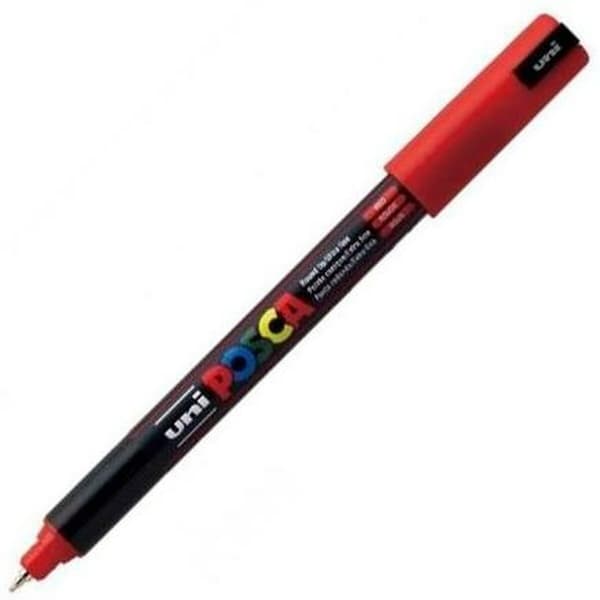 Markör POSCA PC-1MR Röd (6 antal)