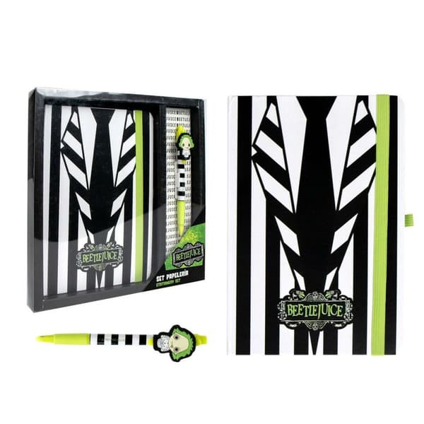 Brevpapper Set Beetlejuice Vit