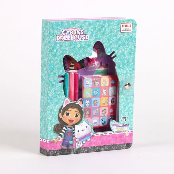Stationært sæt Gabby's Dollhouse 8 Dele