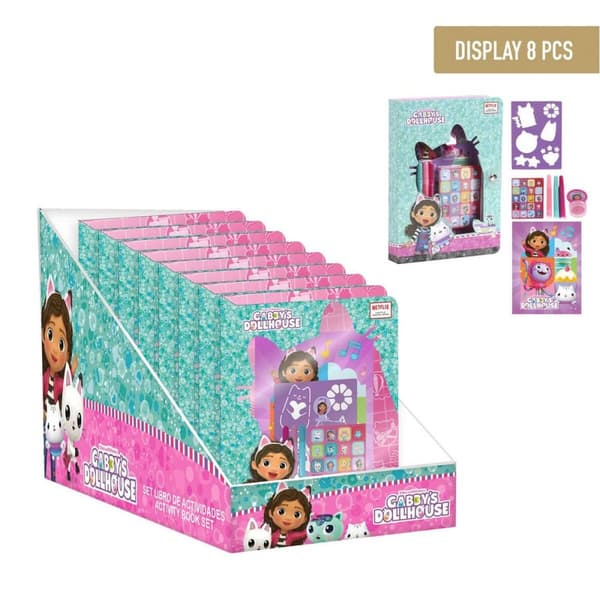 Stationært sæt Gabby's Dollhouse 8 Dele