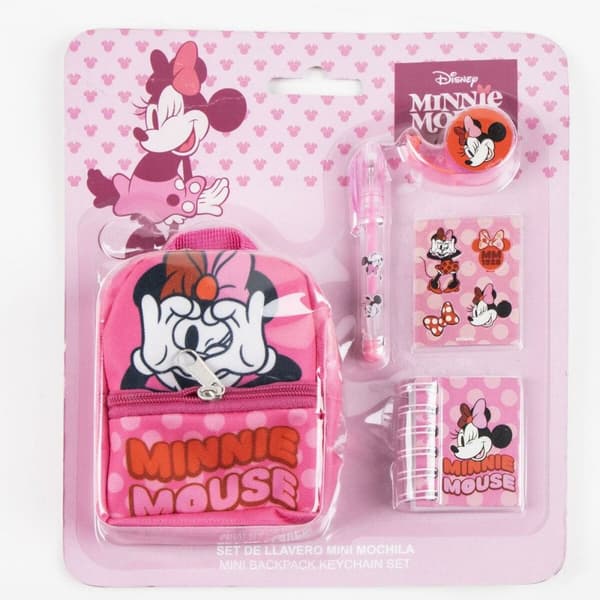 Stationært sæt Minnie Mouse Multifarvet 5 Dele