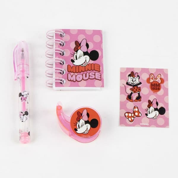 Stationært sæt Minnie Mouse Multifarvet 5 Dele