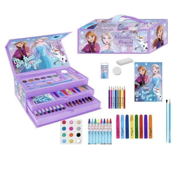 Piirustussetti Frozen Liila
