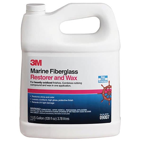 3m Marine Glass Restorer Ja Wax 3.78l Valkoinen