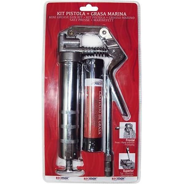 Recmar Marine Grease Med Gun Kit Svart 400 g