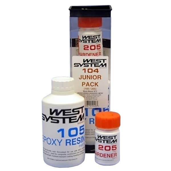 West System Epoxihartssats 104 Junior 105/205 600g Durchsichtig