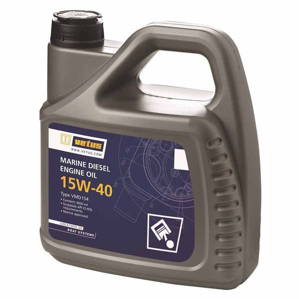 Vetus 4l Sae 15w-40 4l Sae 15w-40 4l Marine Diesel Olie Transparent