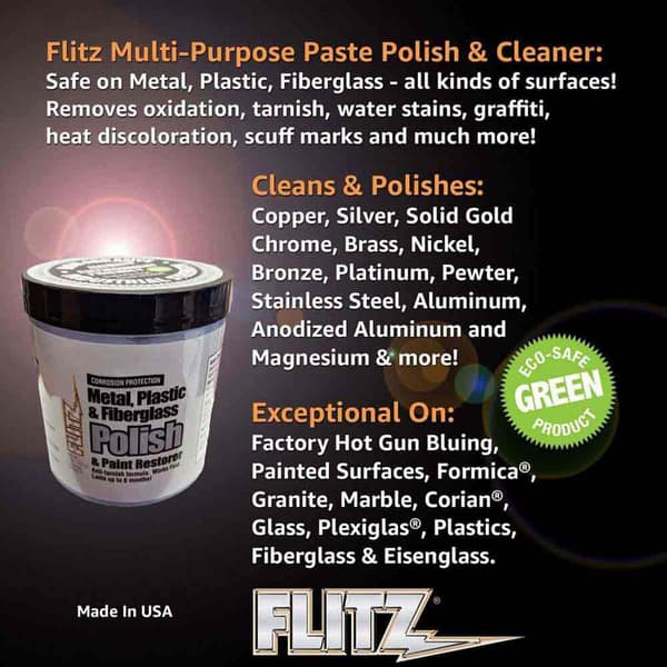 Flitz Polsk Pasta Metal Vit