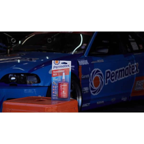 Permatex Trådlås 271 36ml Rød
