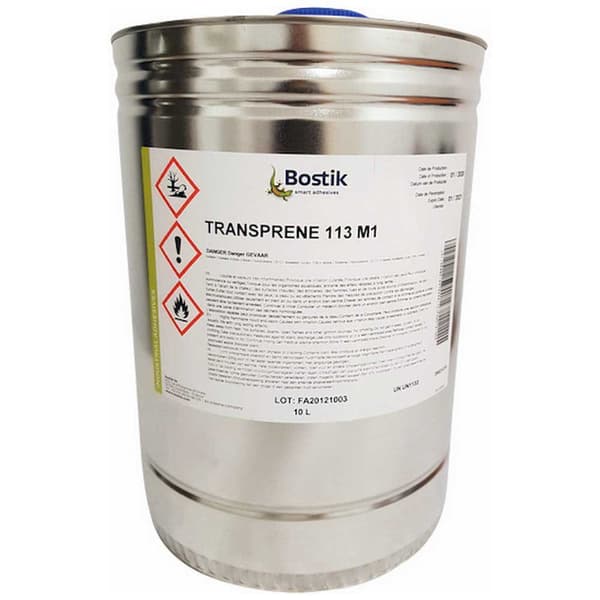 Bostik Klæbemiddel Transprene 113 M1 Base 10l Transparent