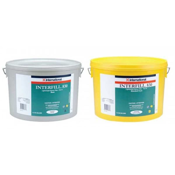 International En Del Interfill 830 Standard 2.5l Epoxy Puttie Transparent