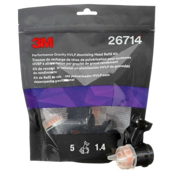 3m Suorituskyky Gravity Sumuttava Pään Täyttö Hvlp Musta
