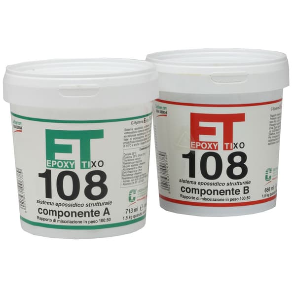 Cecchi Kaksikomponenttinen Epoksihartsi C-systems Et 108 5kg Kirkas