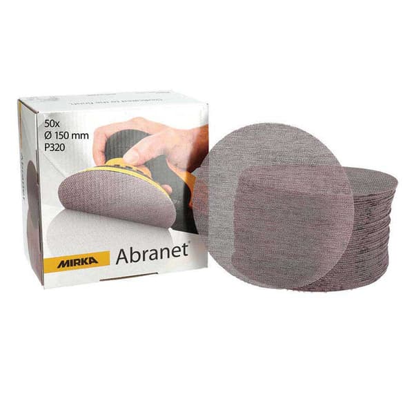 Mirka Slipskiva Abranet P360 50 Enheter Silver 150 mm