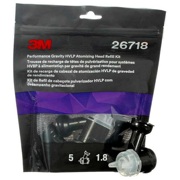 3m Suorituskyky Gravity Sumuttava Pään Täyttö Hvlp Musta