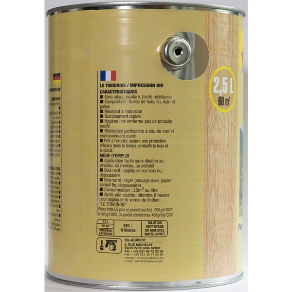 Le Tonkinois Økologisk Olie 2.5l Gylden