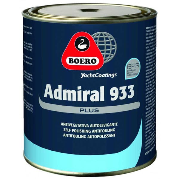 Boero Antifouling Admiral 933 Plus 2.5l Transparent