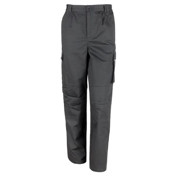 Result Womens/Ladies Work-Guard Action Trousers Black XS
