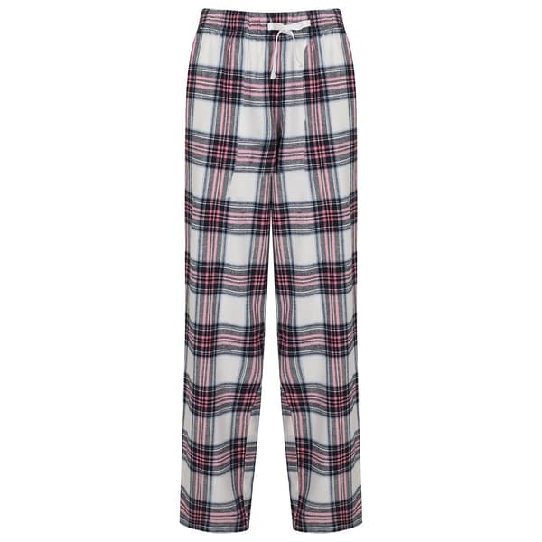 Skinnifit Lounge-bukser til kvinder/damer i Tartan