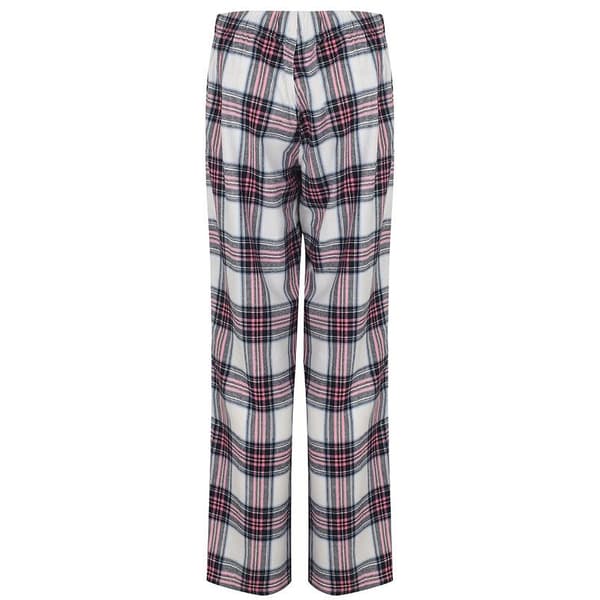 Skinnifit Lounge-bukser til kvinder/damer i Tartan