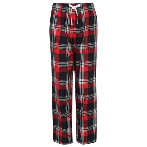 Skinnifit Lounge-bukser til kvinder/damer i Tartan