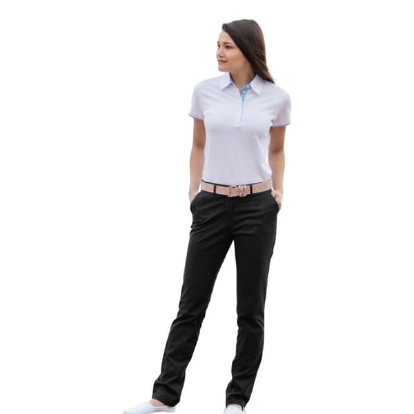 Front Row Kvinnor/Damer Cotton Rich Stretch Chino byxor