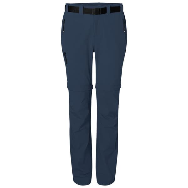 James and Nicholson Womens/Ladies Zip-Off Trekking Pants Navy S