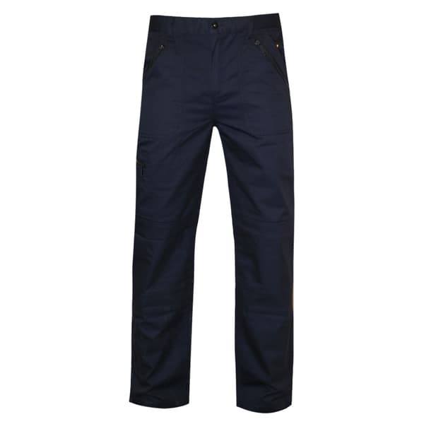 Regatta Mens Pro Action Waterproof Trousers - Regular Navy 28in