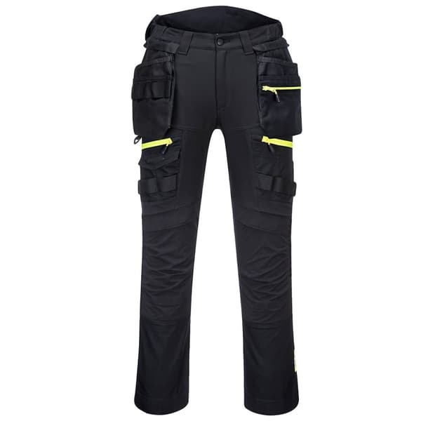 Portwest Unisex DX4 arbejdsbukser til voksne med aftageligt hylster og lomme til arbejdsbukser