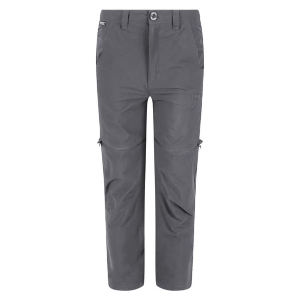 Regatta Barn/Kids Highton Stretch Zip-Off Walking Trousers med dragkedja för barn