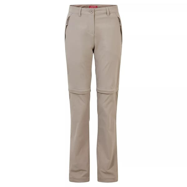 Craghoppers Womens/Ladies Nosilife Pro II Convertible Trousers Mushroom 18 UK R