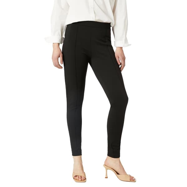 Principles Dame/Ladies Ponte Pintuck Leggings Black 14 UK