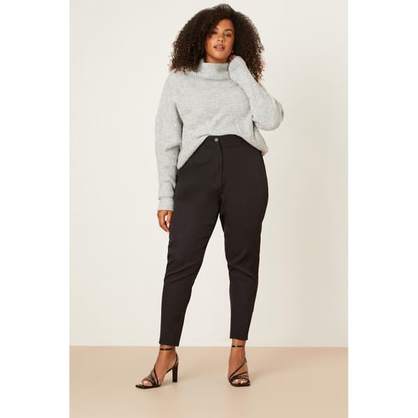 Dorothy Perkins Kvinder/damer del elastiske Plus ankelgrå bukser med elastik
