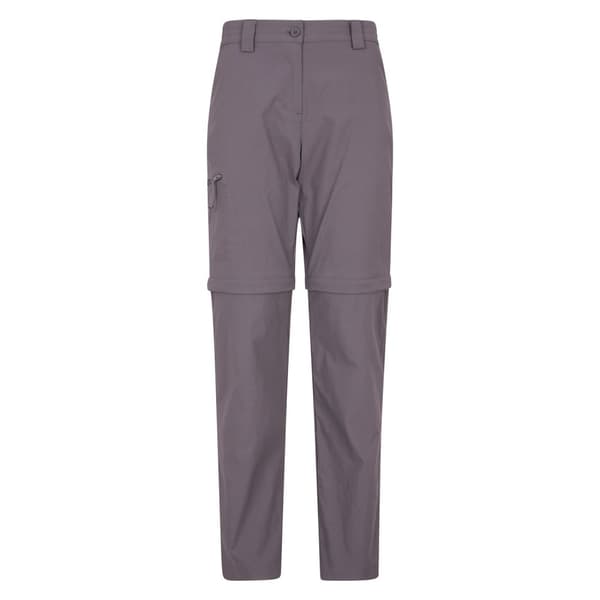 Mountain Warehouse Hiker Stretch-byxor med dragkedja för damer/kvinnor Charcoal 18 UK