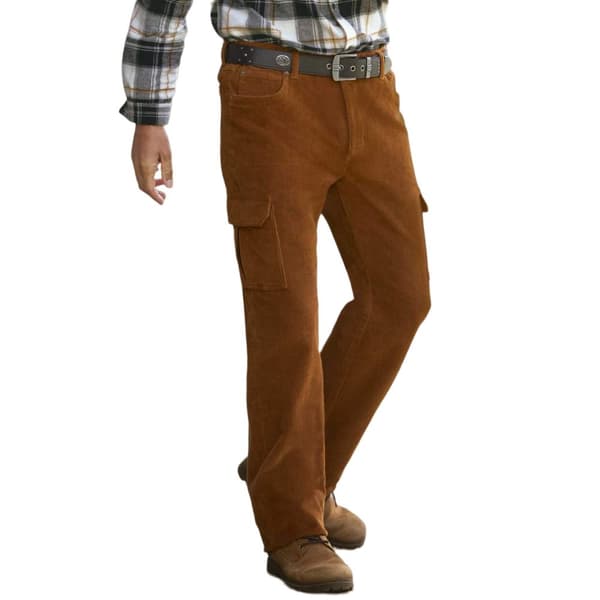 Atlas For Men Mens Corduroy Cargo Trousers