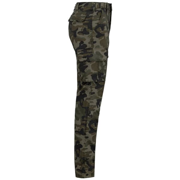 Kariban Mens Twill Camo Cargo Trousers