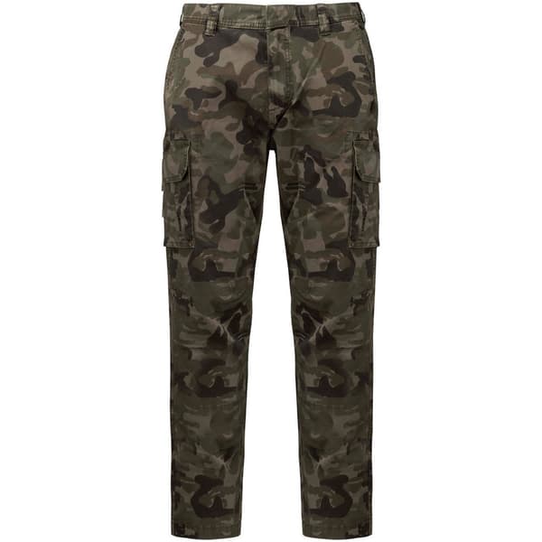 Kariban Mens Twill Camo Cargo Trousers