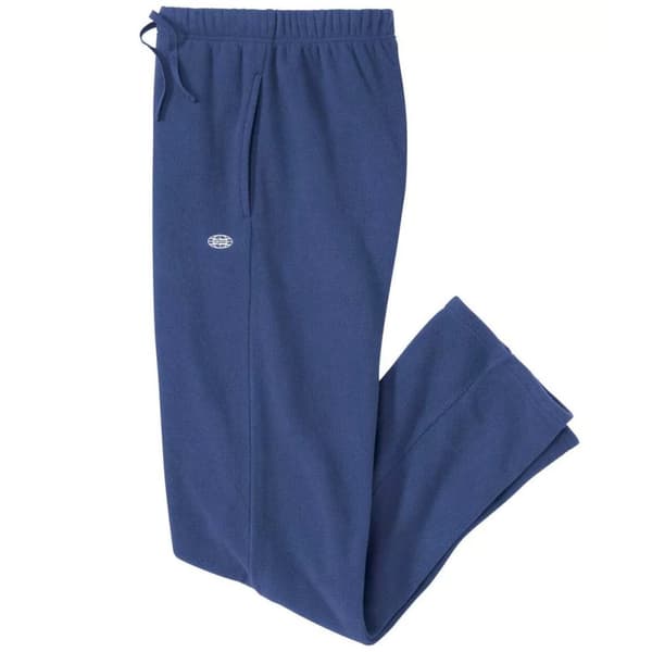 Atlas For Men Mens Microfleece Elasticated Waist Trousers Blue 5XL