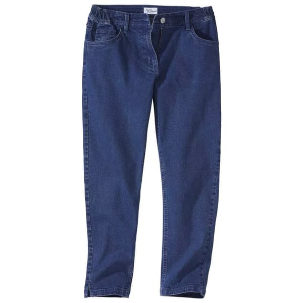 Atlas for Women Womens/Ladies Denim Stretch Cropped Trousers
