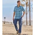 Miniatyrbilde 3 av 3: Atlas For Men Mens Elasticated Waist Cargo Trousers
