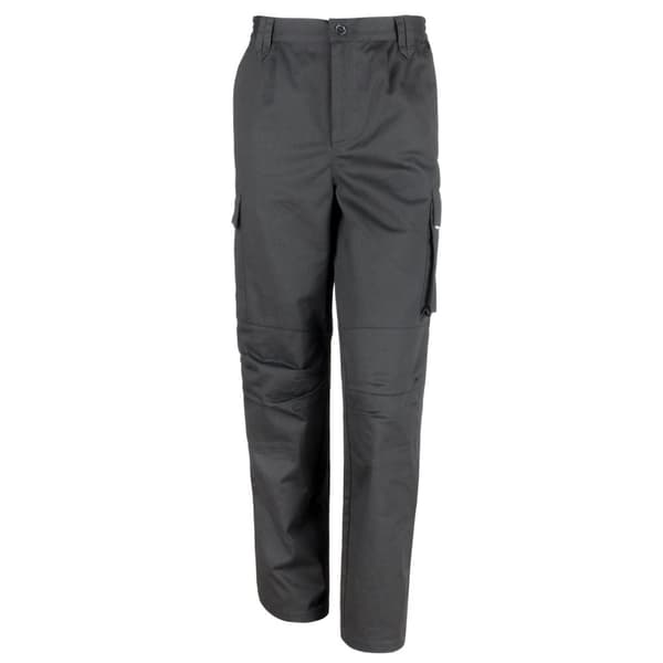 WORK-GUARD by Result Action-arbetsbyxor för damer/kvinnor Black 10 UK