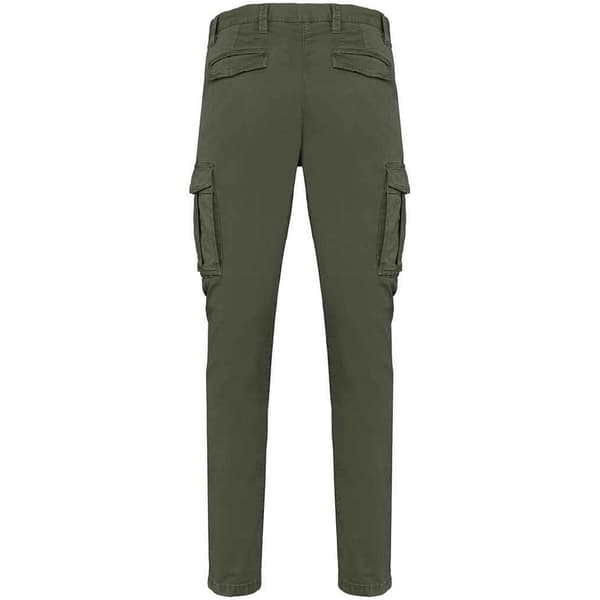 Native Spirit Mens Washed Cargo Trousers